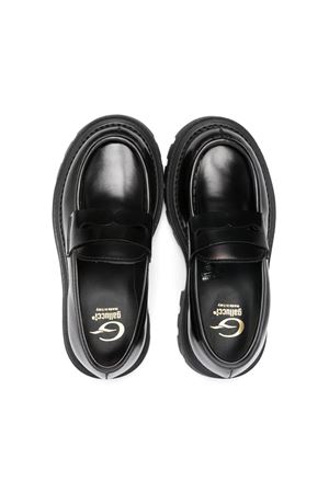 Black calf leather loafers GALLUCCI KIDS | J20284AM842999NERO